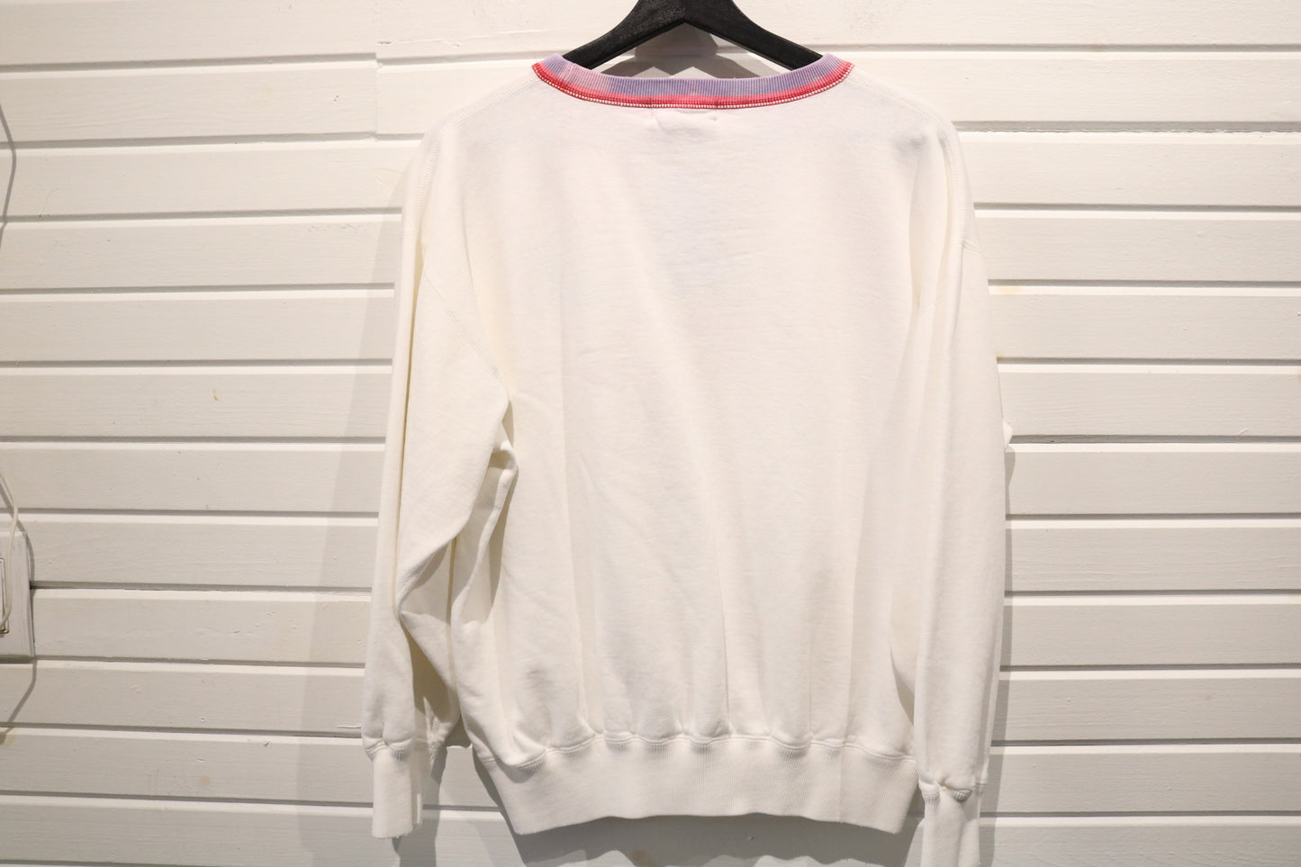 Ralph-Lauren Polo Sweatshirt | Vintage 90s Embroidered Crest Crewneck | Classic White Pullover Sweater