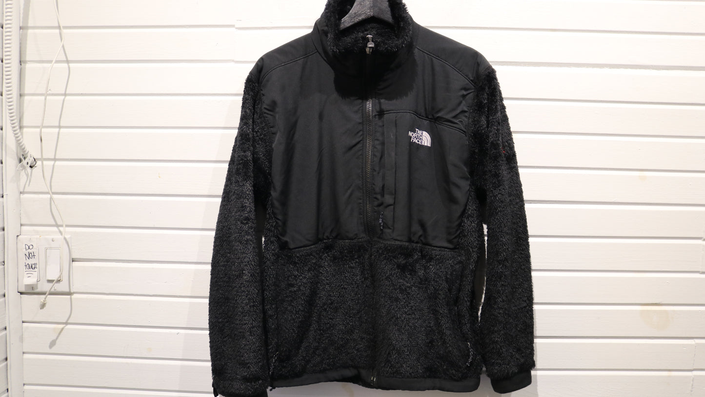 North-Face Summit-Series Jacket | Vintage Fleece Lined Outdoor Zip-Up | Black Mountain Wear