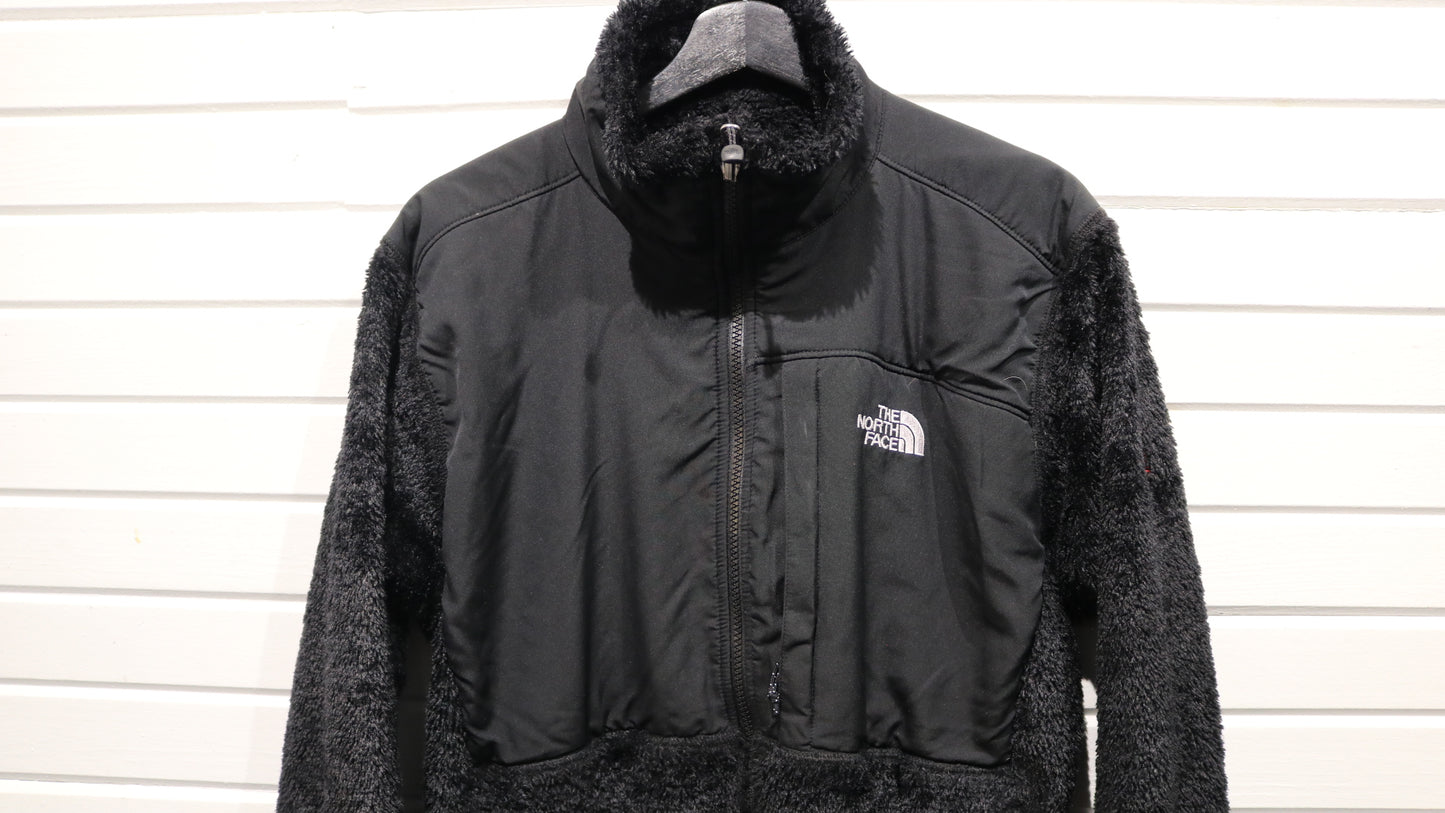 North-Face Summit-Series Jacket | Vintage Fleece Lined Outdoor Zip-Up | Black Mountain Wear
