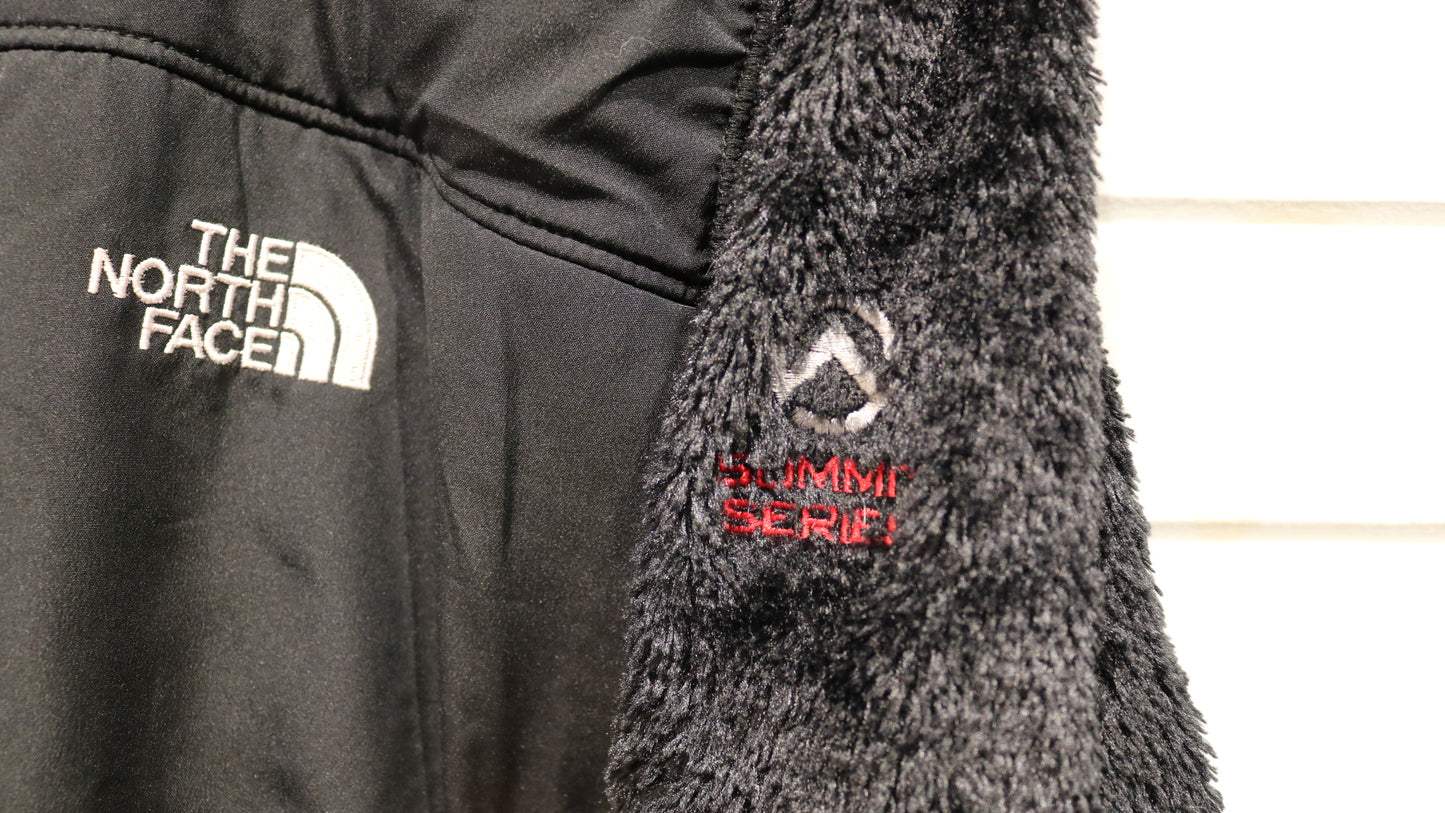 North-Face Summit-Series Jacket | Vintage Fleece Lined Outdoor Zip-Up | Black Mountain Wear