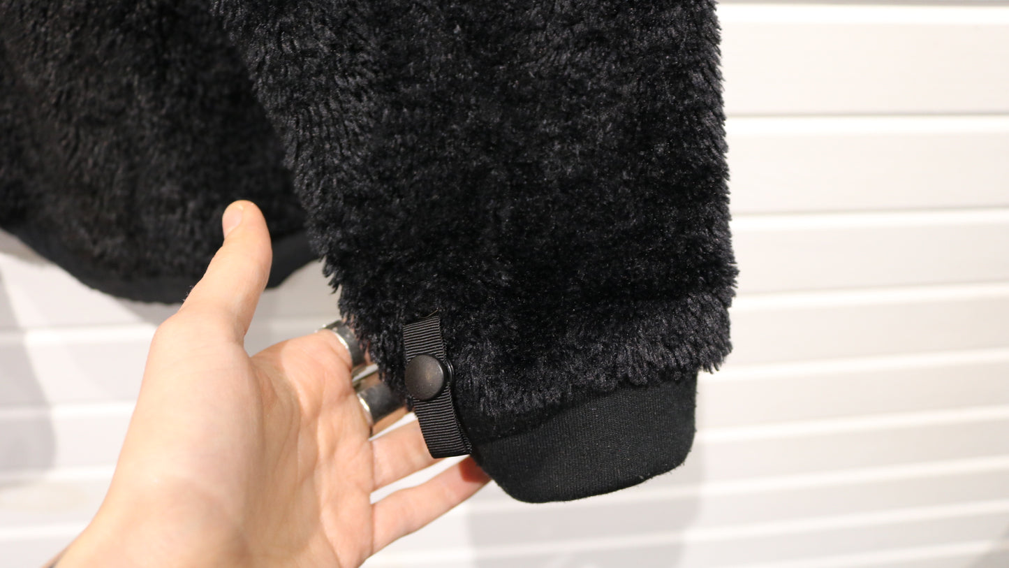 North-Face Summit-Series Jacket | Vintage Fleece Lined Outdoor Zip-Up | Black Mountain Wear