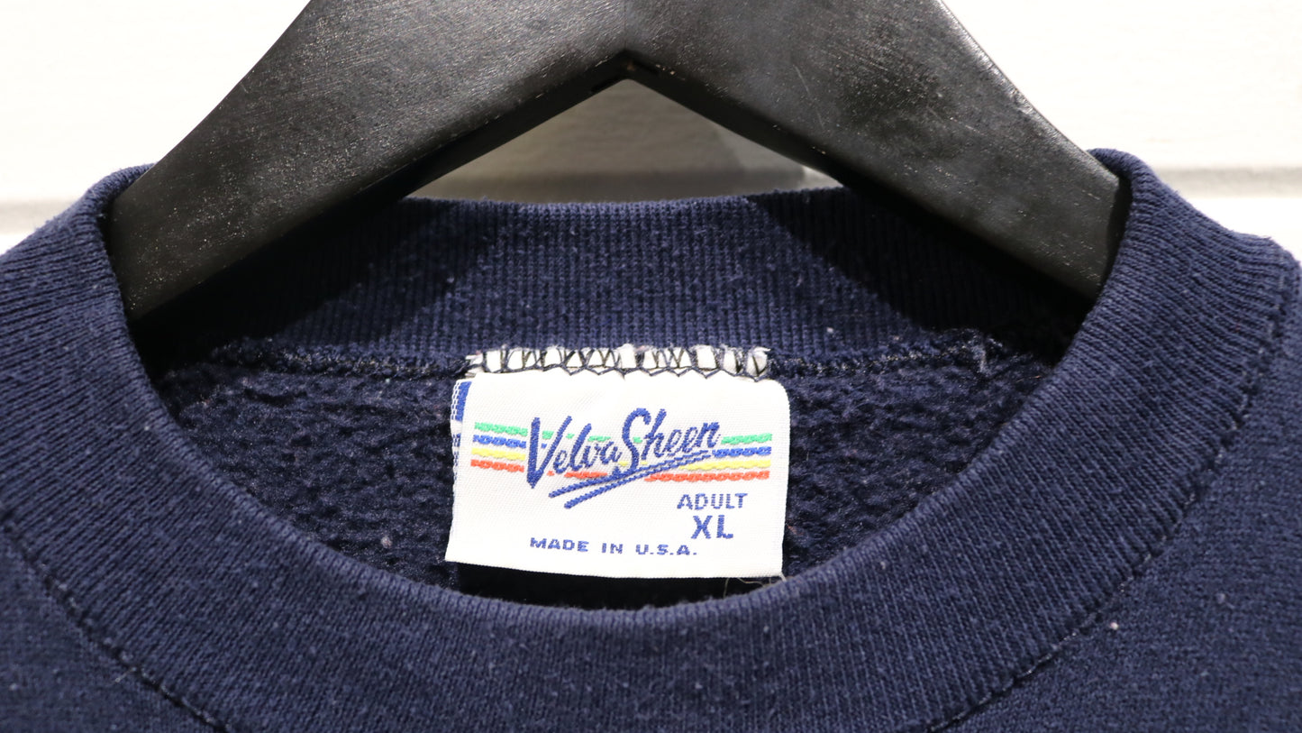 Detroit-Tigers Sweater | Vintage 90s Baseball Crewneck | Navy Graphic Pullover Sportswear | XL Fan Apparel