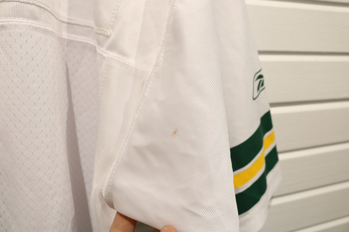 Green-Bay Packers Brett-Favre Jersey | Vintage 2000s Authentic NFL Football Shirt | White Game Day Apparel