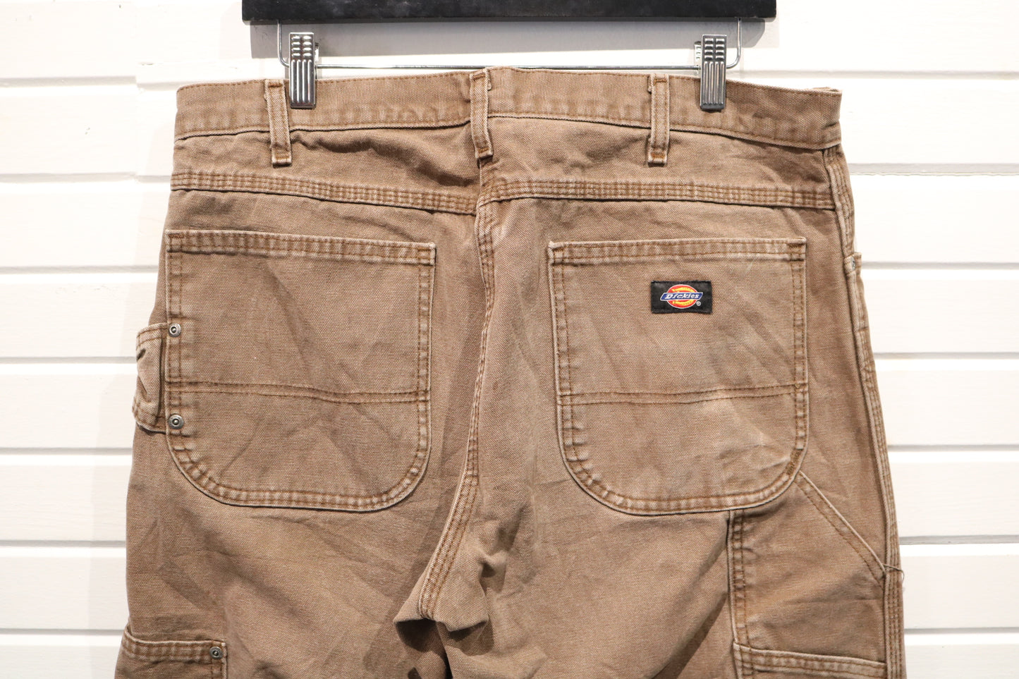 Dickies Carpenter Pants | Vintage Workwear Utility Trousers | Classic Brown Canvas Pants
