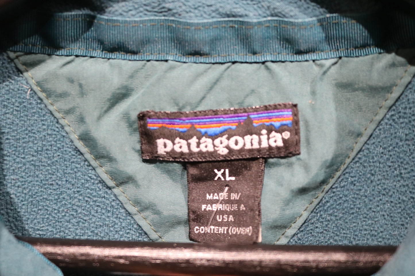 Vintage Patagonia Pullover Fleece | 90s Synchilla Teal Snap Front Jacket | Outdoor Layer Top