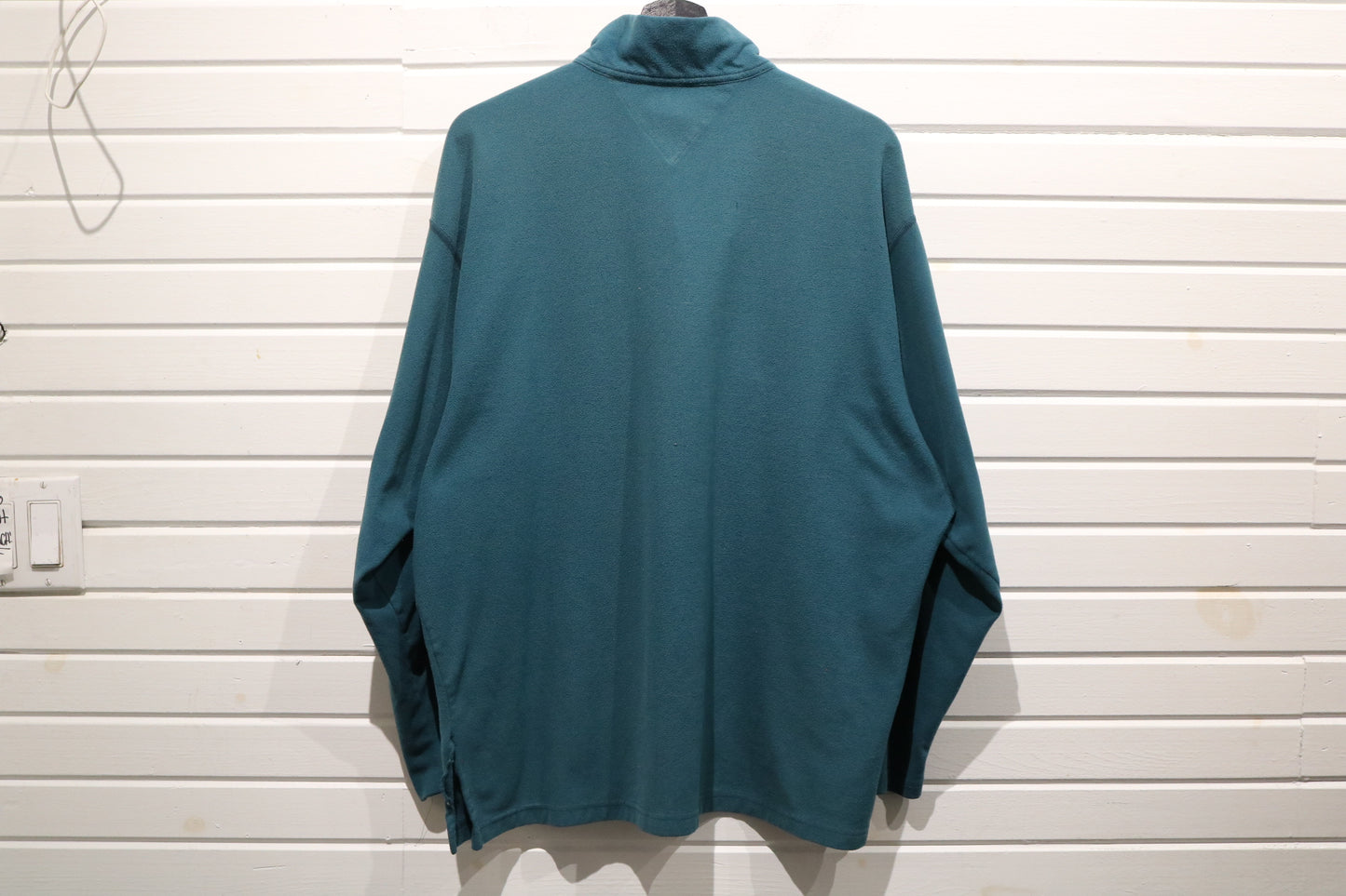 Vintage Patagonia Pullover Fleece | 90s Synchilla Teal Snap Front Jacket | Outdoor Layer Top