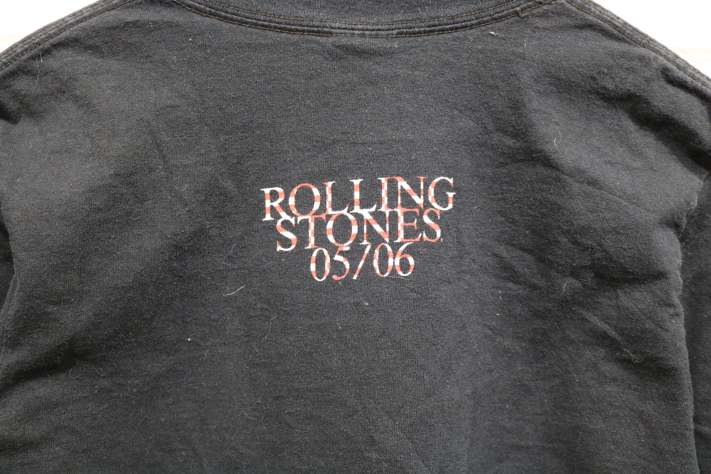 Rolling-Stones Tongue Logo T-Shirt | Vintage 2000s Striped Graphic Rock Band Tee | Classic Concert Tour Apparel