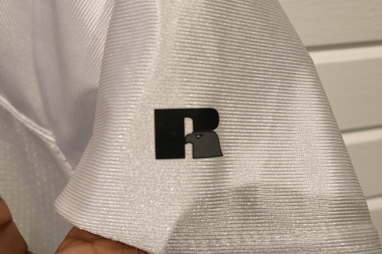 Russell Athletic Wildcats Cheerleader Jersey | Vintage Cheer Tee | White Mesh Sports Shirt