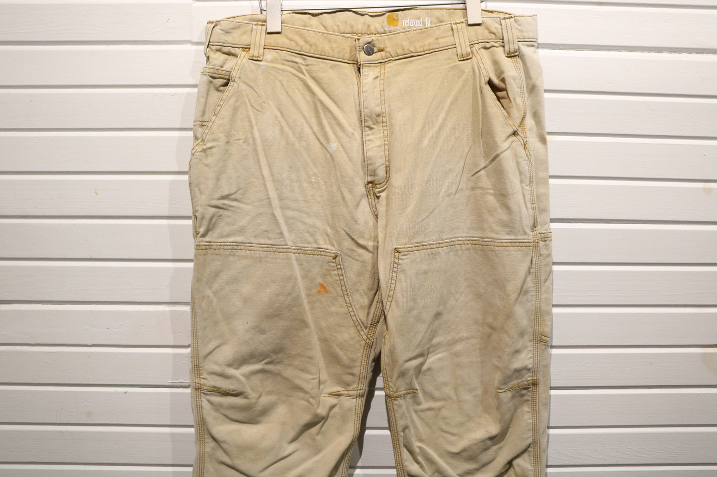 Carhartt Double-Knee Carpenter Pants | Vintage Workwear Relaxed Fit Canvas Trouser | Utility Construction Clothing