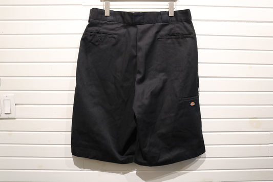 Dickies Work Shorts | Vintage 2000s Loose Fit Black Utility Shorts | Classic Streetwear Bottoms