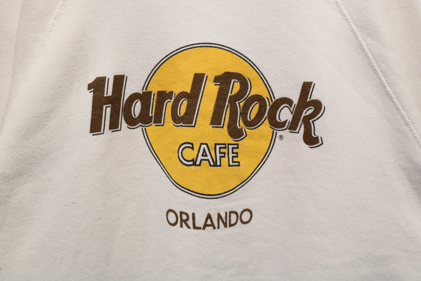 Hard-Rock-Cafe Orlando Sweater | Vintage Classic Logo Crewneck Sweatshirt | Collectible Music Memorabilia