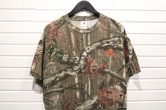 Mossy-Oak Break-Up Camo T-Shirt | Vintage Camouflage Outdoor Tee Shirt | Hunting Gear