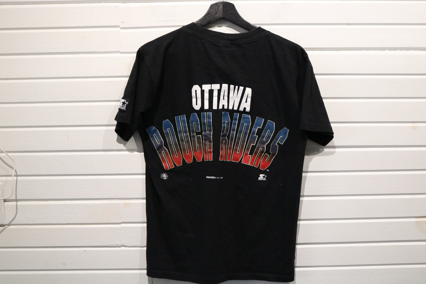 Ottawa-Rough-Riders Starter T-Shirt | Vintage 1990s CFL Graphic Tee | Retro Sports Fan Apparel