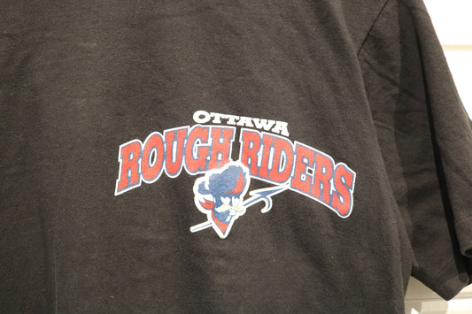 Ottawa-Rough-Riders Starter T-Shirt | Vintage 1990s CFL Graphic Tee | Retro Sports Fan Apparel