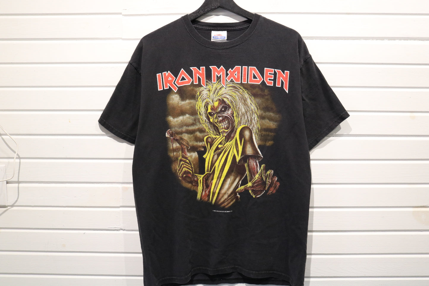 Iron Maiden T-Shirt | Vintage Killers Album Graphic Band Tee | Heavy Metal Music Apparel