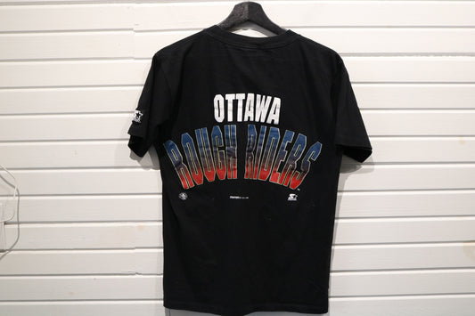 Ottawa Rough-Riders T-Shirt | Vintage 1990s Sports Graphic Tee | Classic Football Fan Apparel