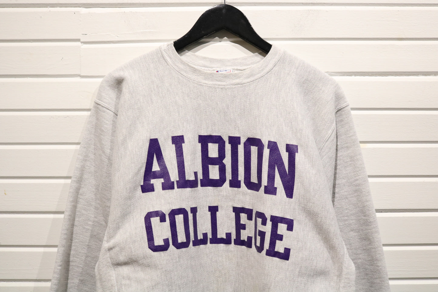 Champion Albion-College Sweatshirt | Vintage 90s Collegiate Graphic Crewneck | Classic Athletic Pullover