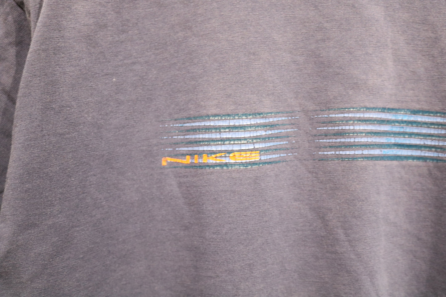 Nike T-Shirt | Vintage 90s Blue Graphic Tee | Classic Swoosh Logo Short Sleeve