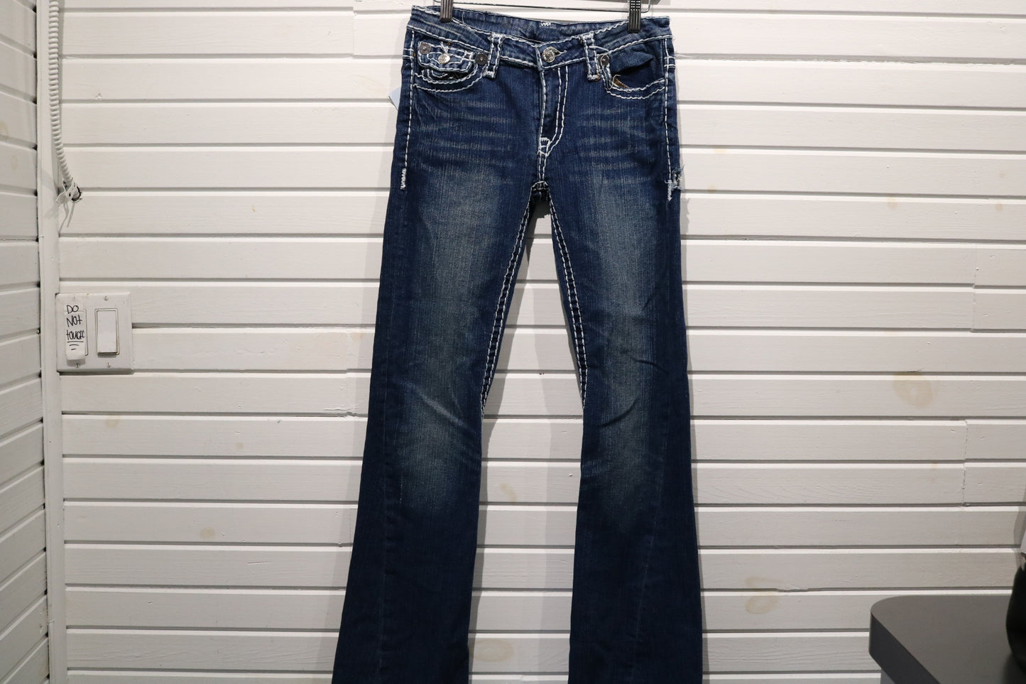 True-Religion Jeans | Vintage 2000s Contrast Stitch Denim Trouser | Classic Western Style Pants
