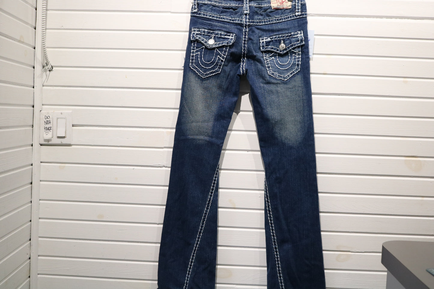 True-Religion Jeans | Vintage 2000s Contrast Stitch Denim Trouser | Classic Western Style Pants