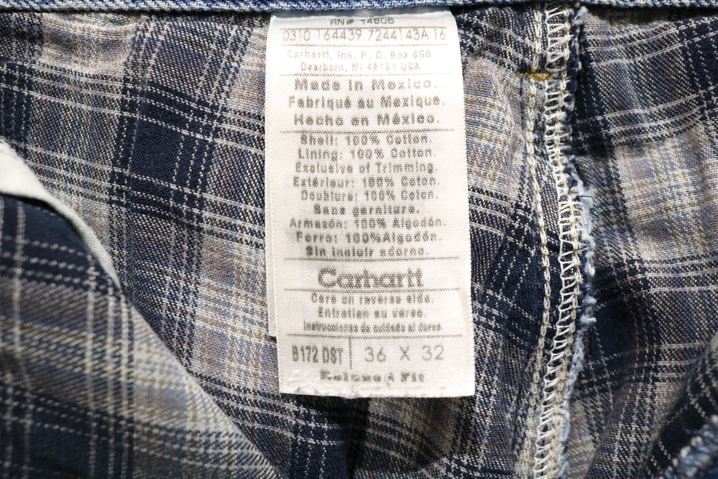 Carhartt Jeans | Vintage 1990s Straight Leg Denim Pants | Relaxed Fit Workwear Style | Classic Blue Wash