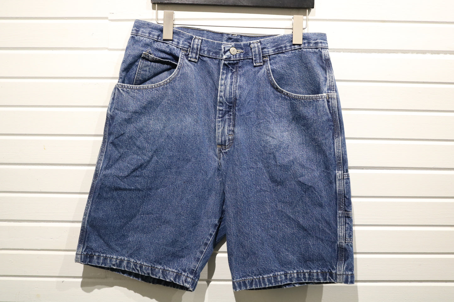 Wrangler Jean Shorts | Vintage 1990s Carpenter Denim Jorts | Classic Casual Streetwear