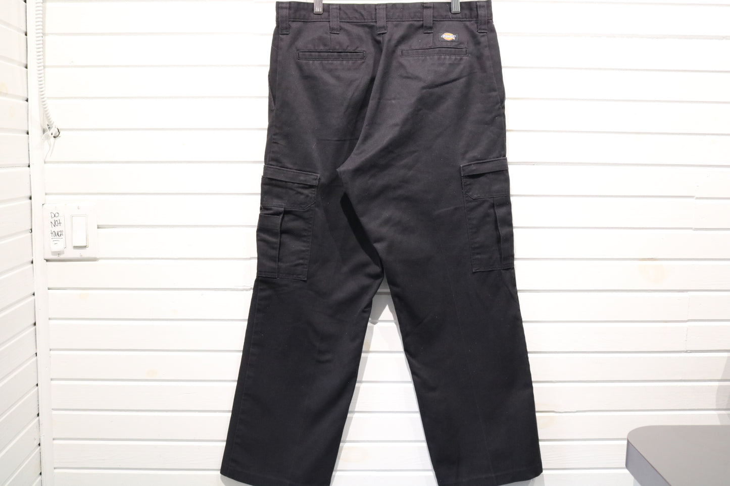 Dickies Cargo Work Pants | Vintage 2000s Black Utility Trousers | Durable Everyday Workwear