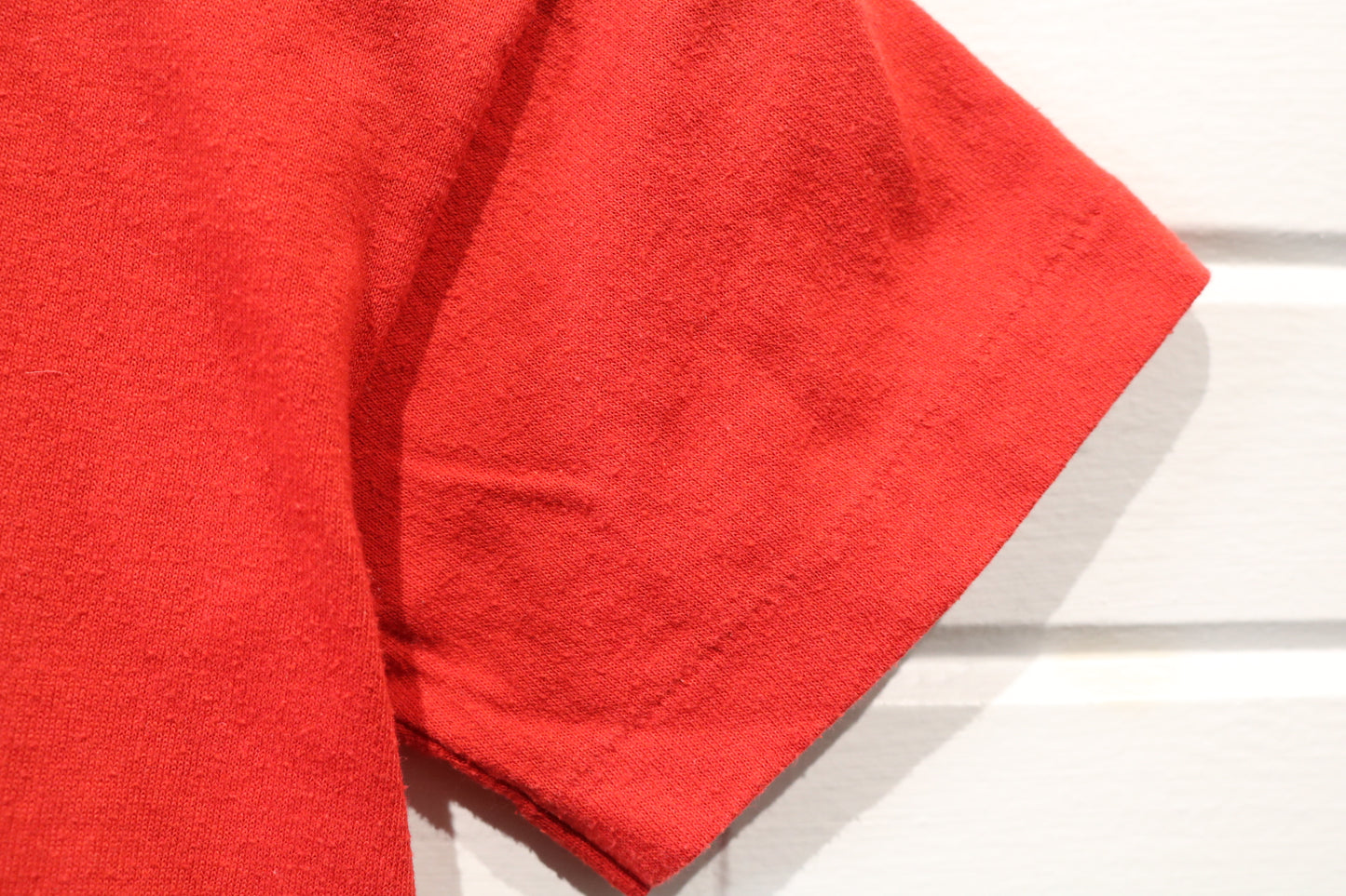 St-Katharines-St-Marks School Summer Sports-Art Camp T-Shirt | Vintage 1980s Youth Graphic Tee | Classic Red Short Sleeve Top