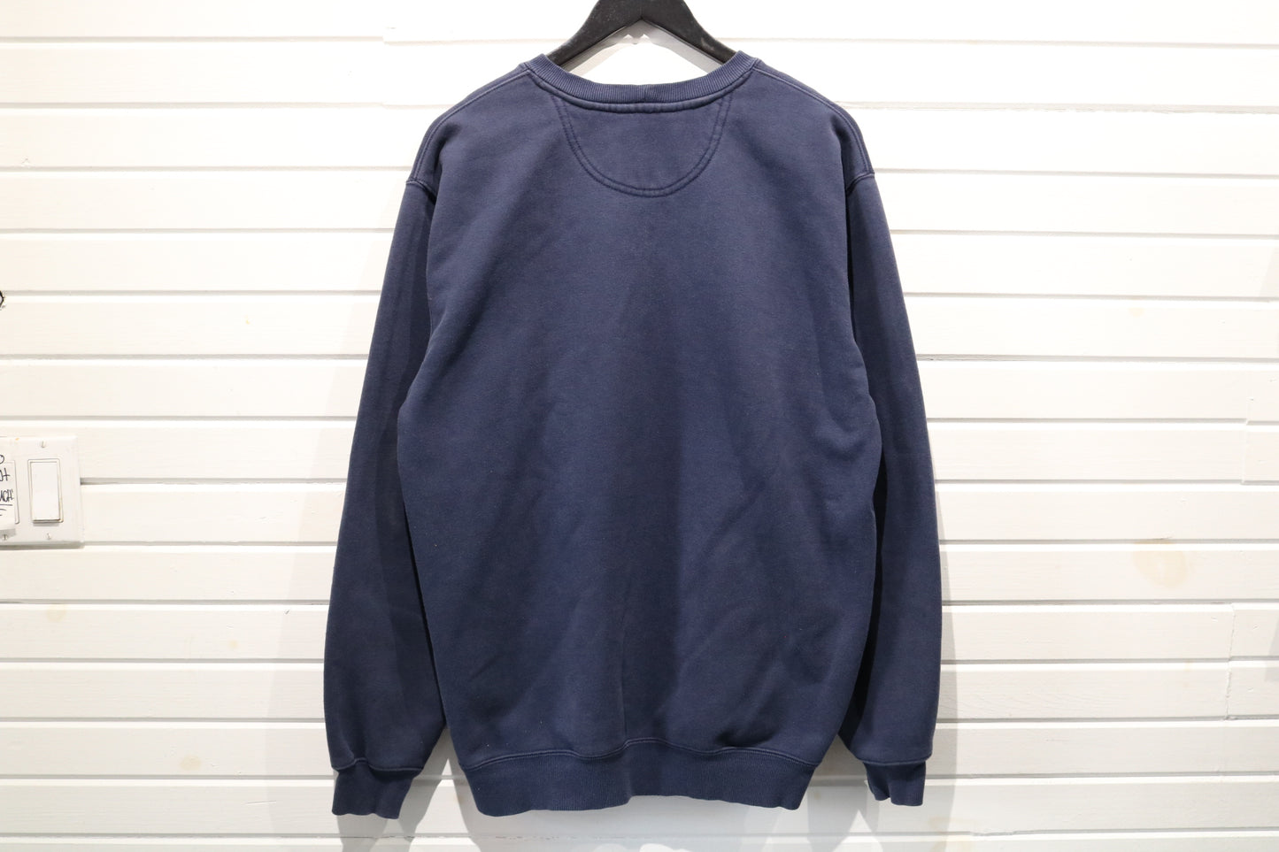 Carhartt Sweatshirt | Vintage 2000s Navy Crewneck Pullover | Classic Heavyweight Carhartt Workwear