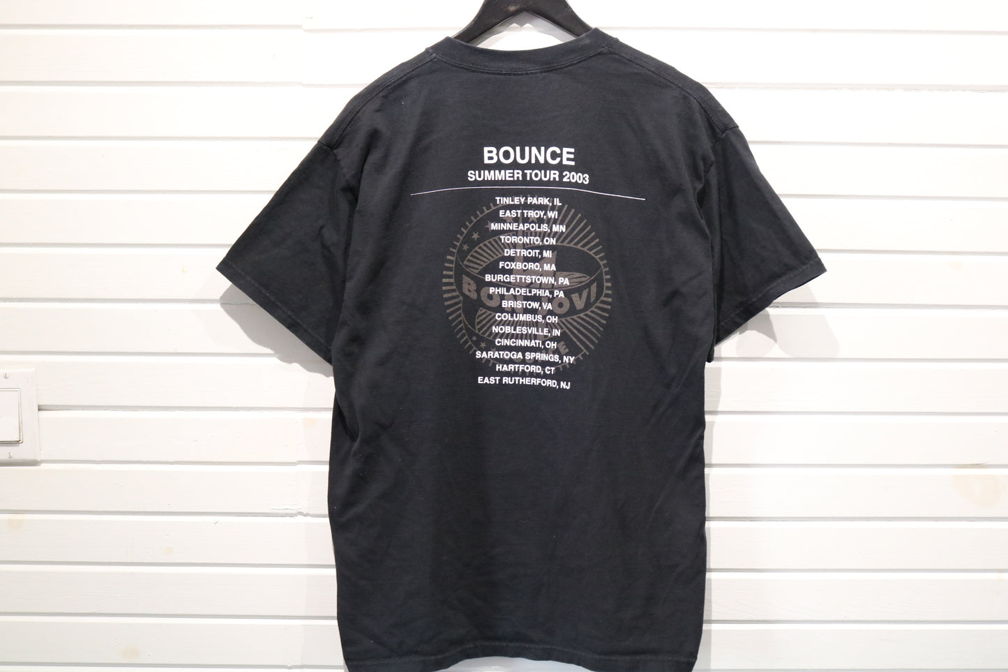 Bon-Jovi Bounce T-Shirt | Vintage 2003 Summer Tour Concert Band Tee | Rock Music Graphic Shirt