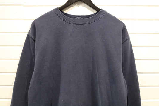 Carhartt Sweatshirt | Vintage 2000s Navy Crewneck Pullover | Classic Heavyweight Carhartt Workwear