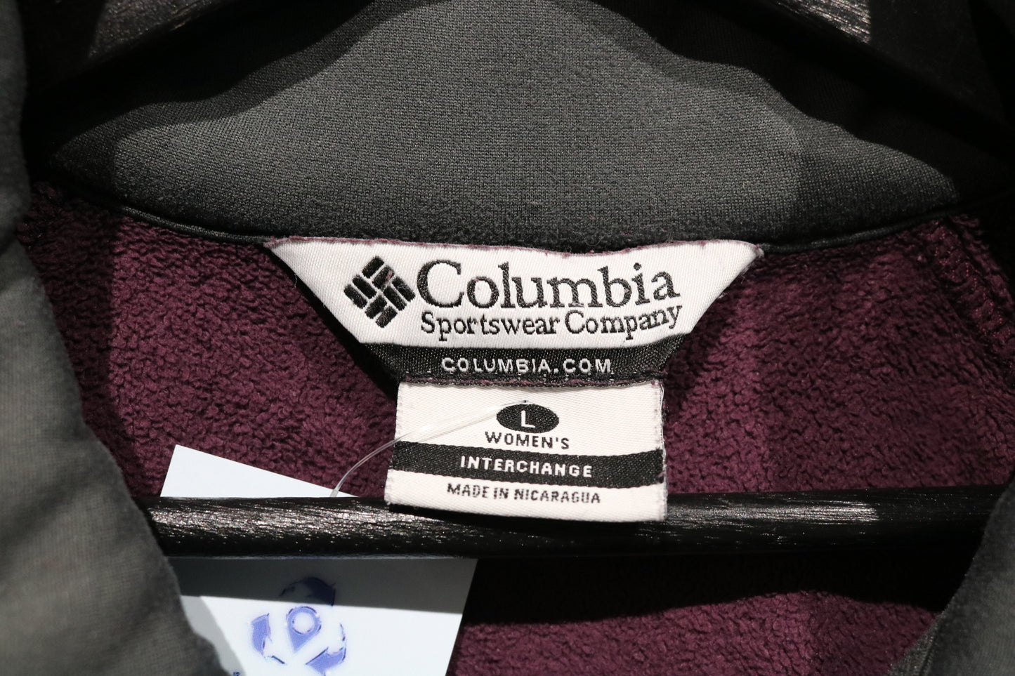 Columbia Sportswear Fleece Jacket | Vintage Women's Two-Tone Full-Zip Outdoor Jacket | Winter Layer