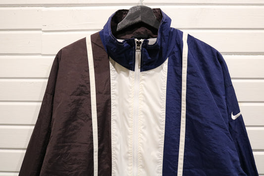 Nike Jacket | Vintage 90s Colorblock Windbreaker Track Jacket | Retro Sports Outerwear