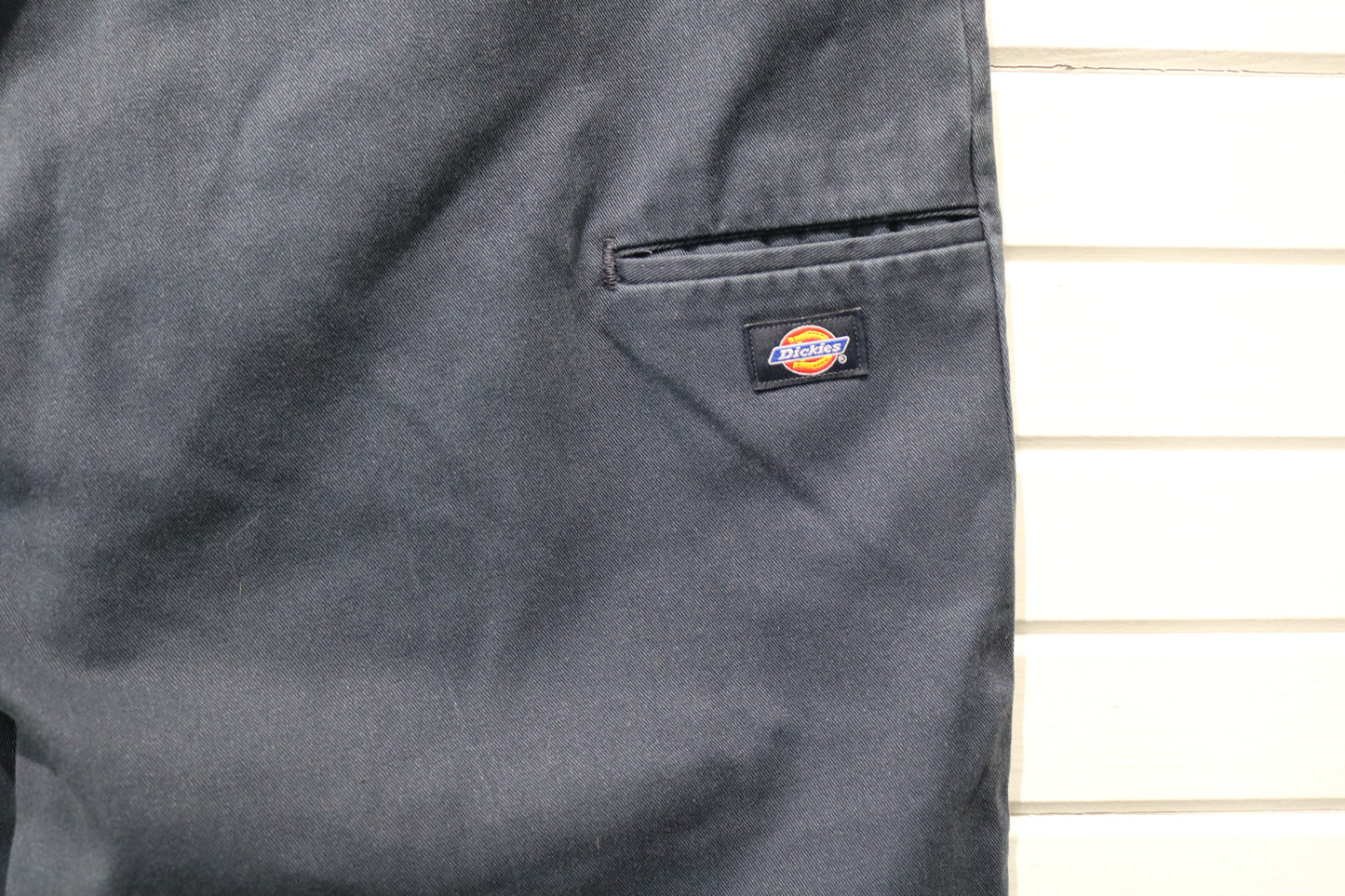 Vintage Dickies Work Pants | Classic Navy Industrial Trouser | Durable Everyday Workwear