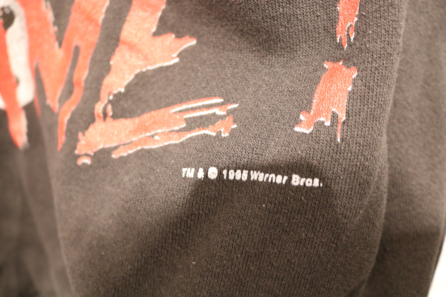 Looney-Tunes Sweatshirt | Vintage 1995 Crunch Time Graphic Crewneck | Wile E. Coyote & Taz Football Pullover