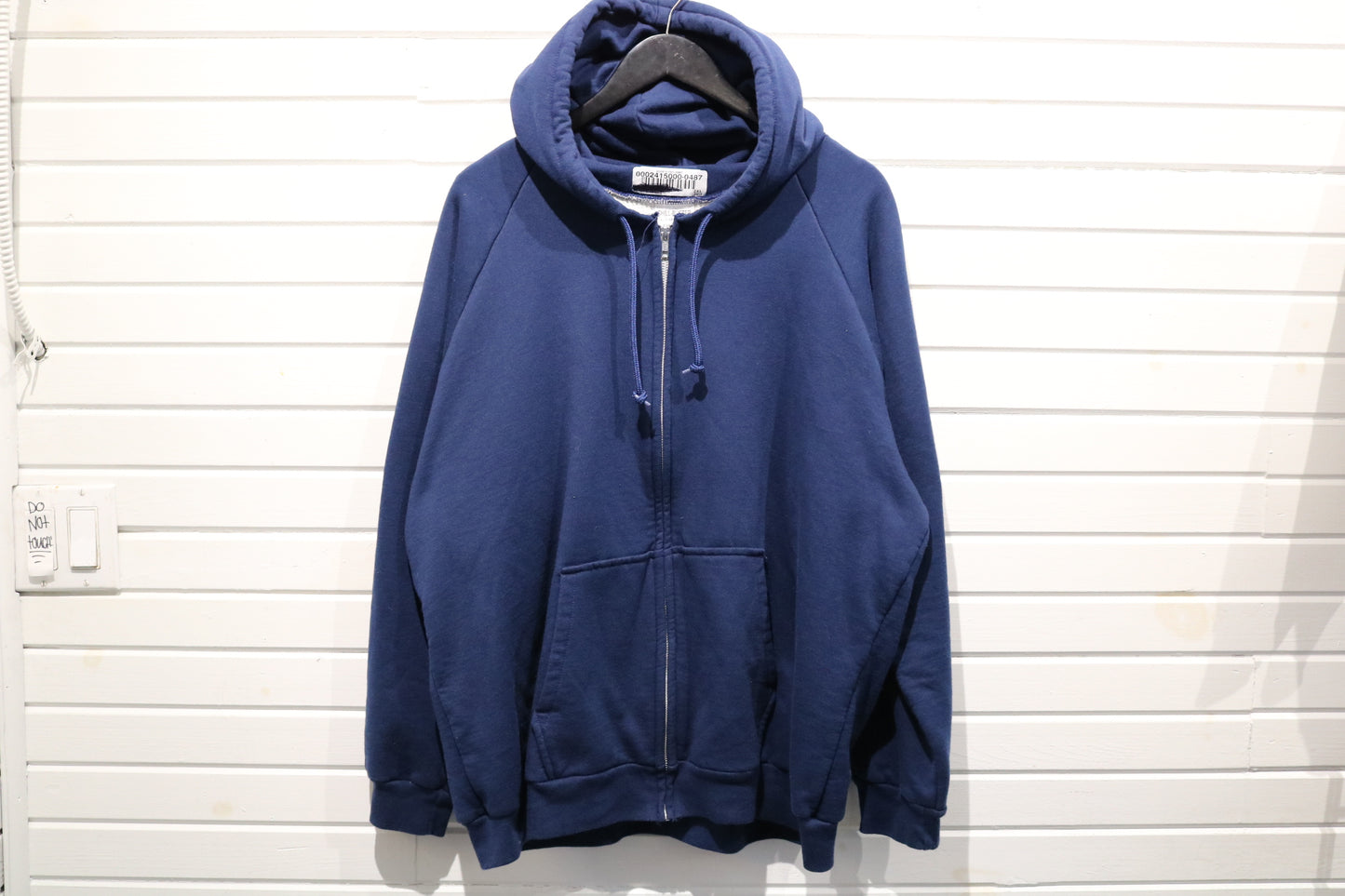 Chill-Buster by Camber II Hoodie | Vintage 90s Kellogg's Graphic Zip-Up Hooded Sweatshirt | Retro Workwear Blue Jacket