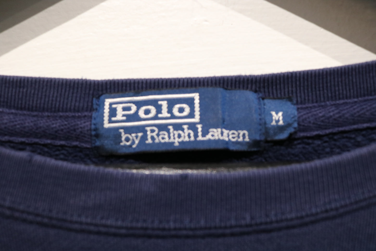 Polo Ralph-Lauren Crewneck Sweatshirt | Vintage 90s Navy Pullover | Classic Embroidered Logo Sweater