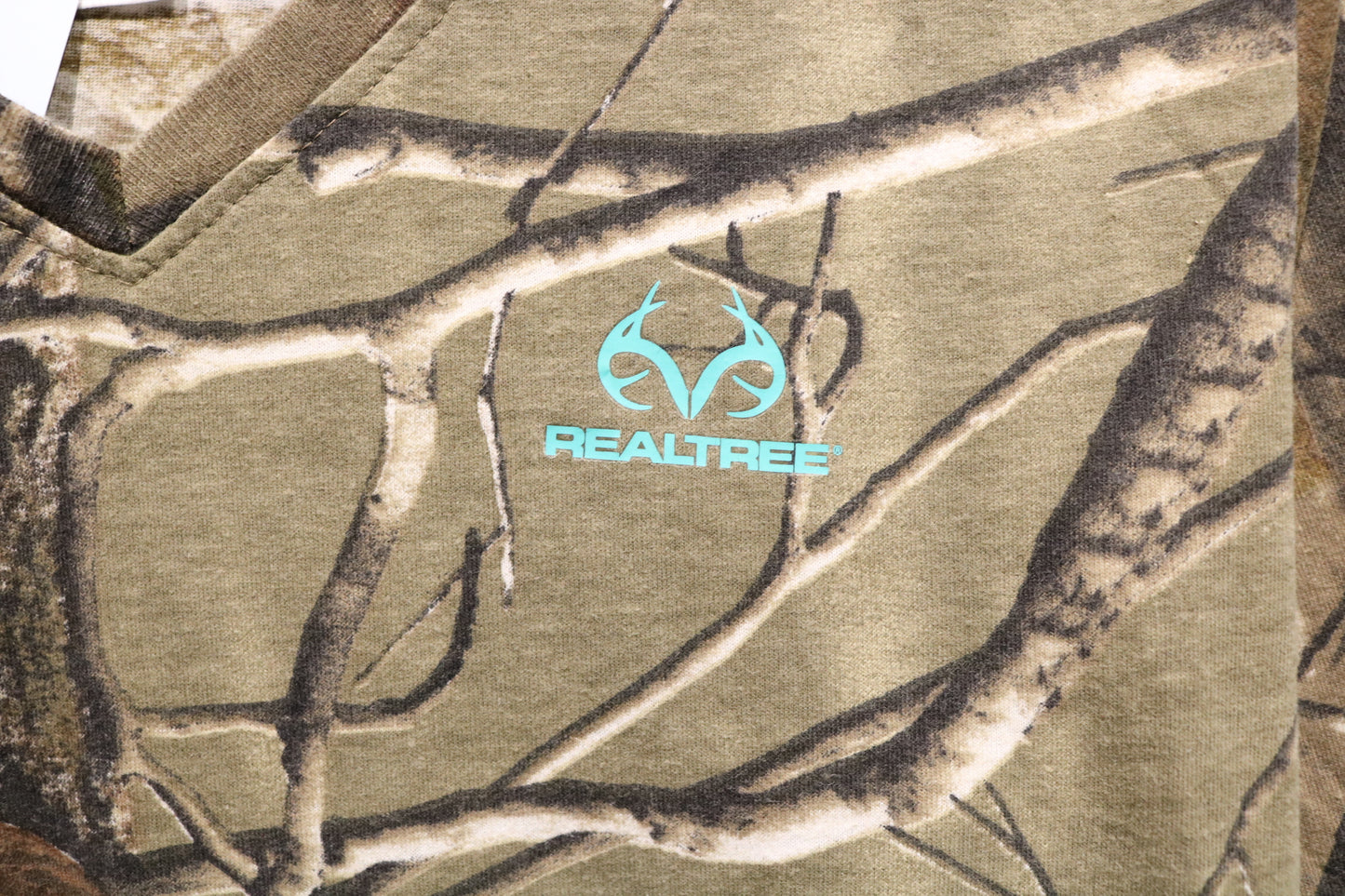 Realtree Camo Long Sleeve Tee | Vintage Woodland Pattern Hunting Shirt | Outdoor Camouflage Apparel