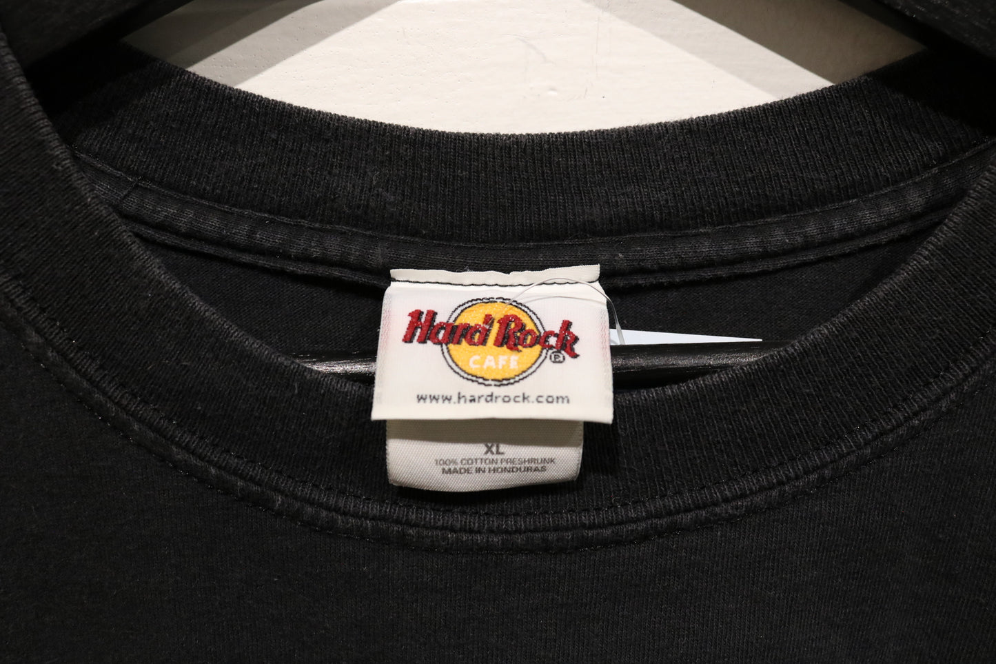 Hard-Rock Cafe Washington-DC T-Shirt | Vintage 90s Stained Glass Graphic Tee | Retro Music Tourist Souvenir