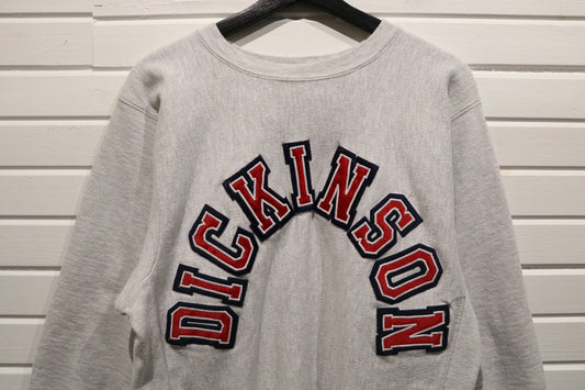Champion Dickinson Sweater | Vintage 90s College Reverse-Weave Crewneck | Classic Campus Sweatshirt