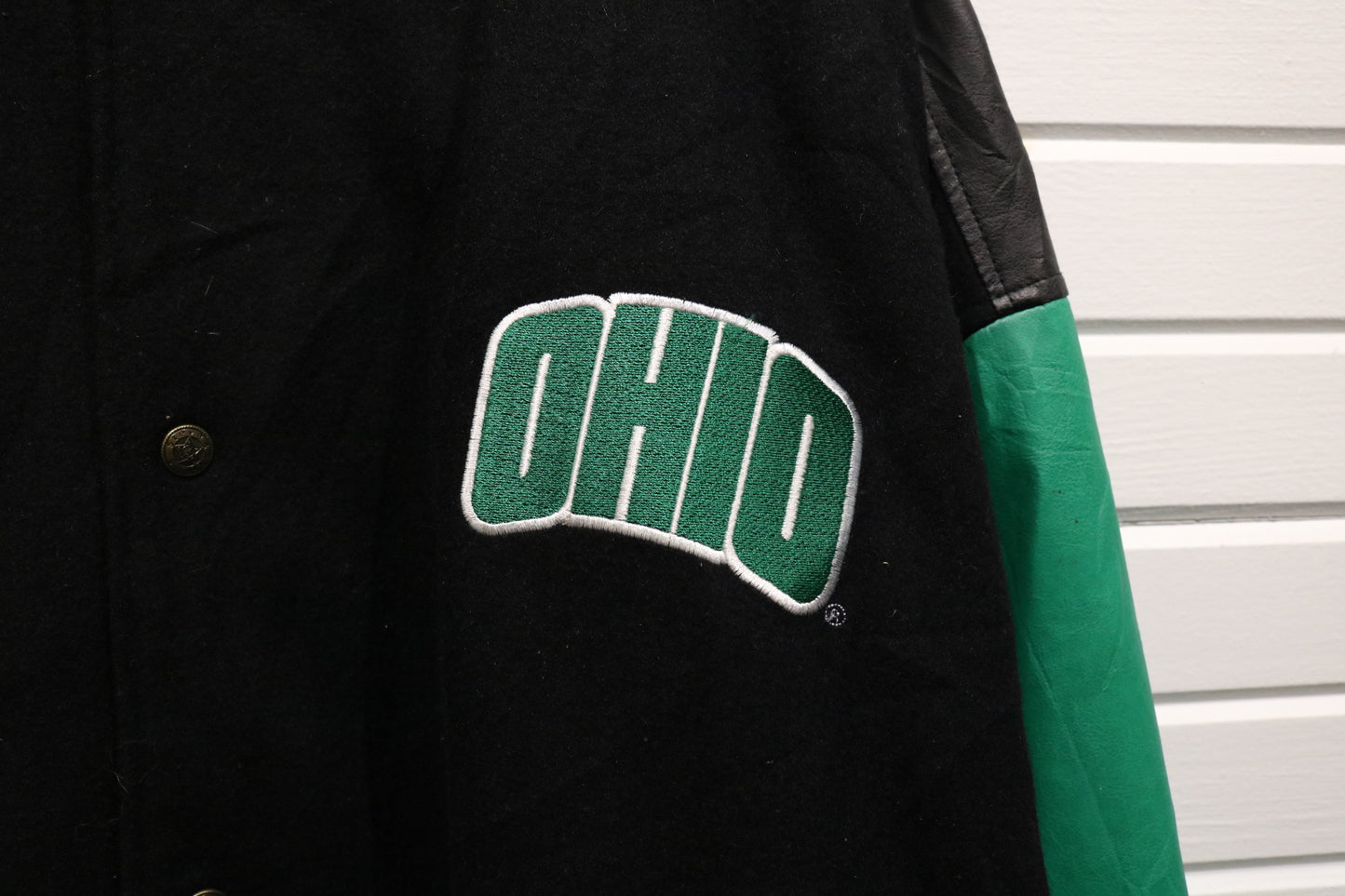 Steve-&-Barry Ohio Bobcats Jacket | Vintage 2000s Varsity Letterman Coat | College Sportswear