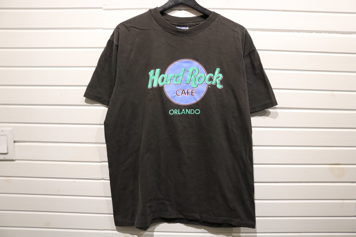 Hard-Rock-Cafe Orlando T-Shirt | Vintage '90s Classic Logo Graphic Tee | Music Memorabilia Casual Top