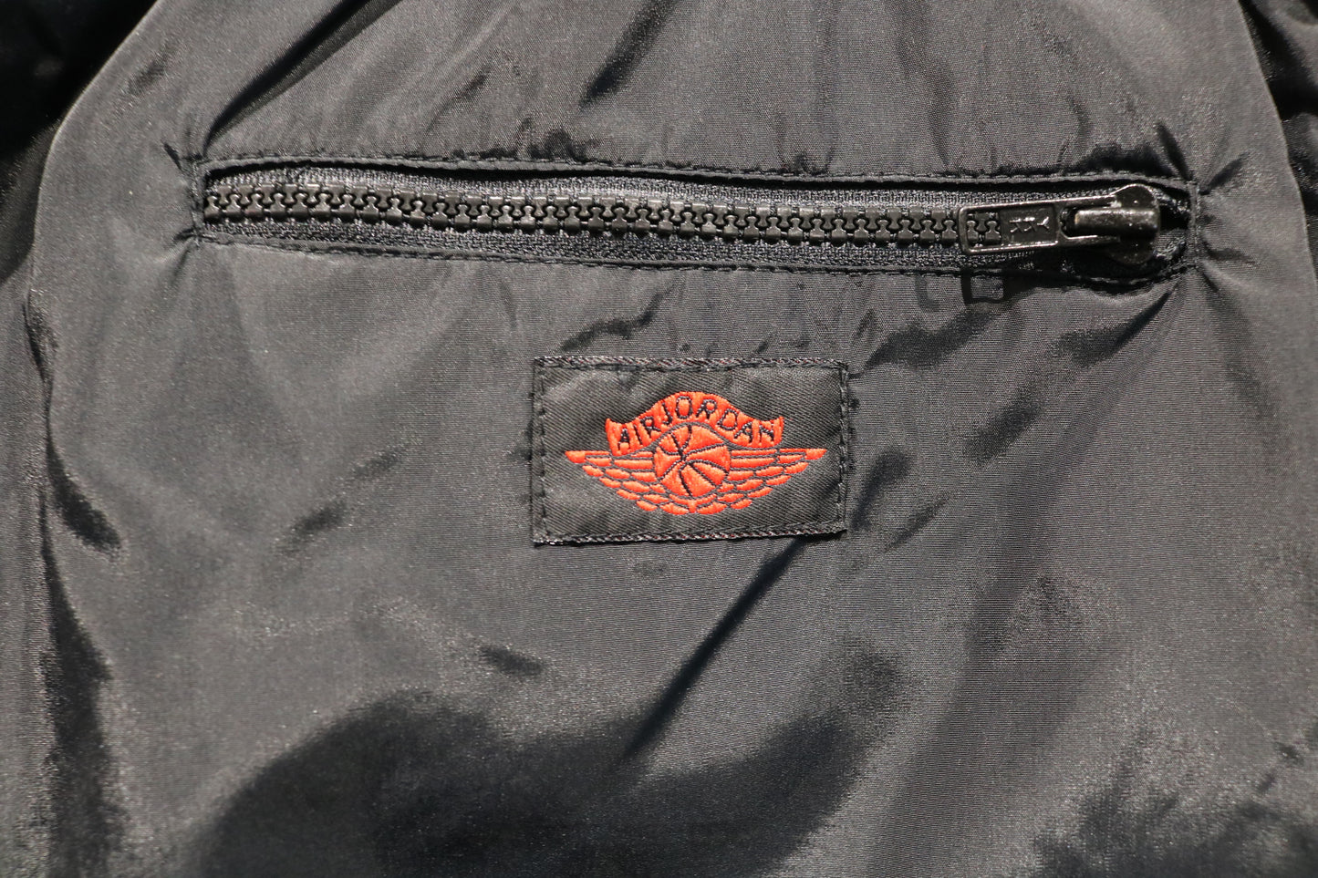 Vintage Nike Air-Jordan Track Pants | Vintage 1990s Black-Red Windbreaker Joggers | Retro Athletic Style