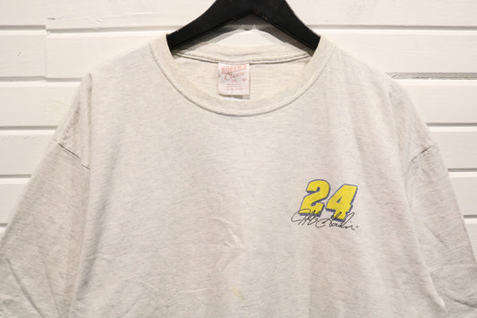 Jeff-Gordon 24 Racing T-Shirt | Vintage 90s NASCAR Graphic Tee | Classic Motorsports Fan Apparel