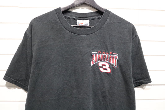 Dale-Earnhardt T-Shirt | Vintage 90s Racing Graphic Tee Black Medium | NASCAR Collectible Shirt