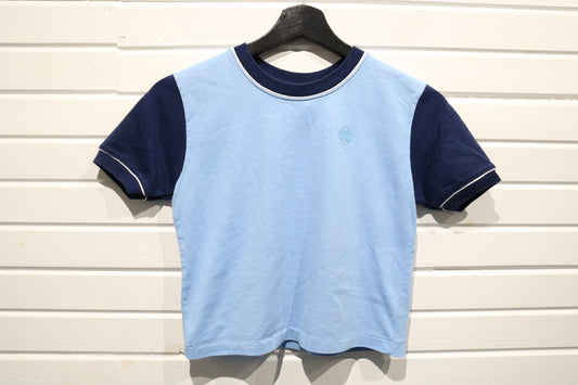 Girl-Guides-of-Canada T-Shirt | Vintage 1980s Two-Tone Logo Tee | Youth Uniform Top