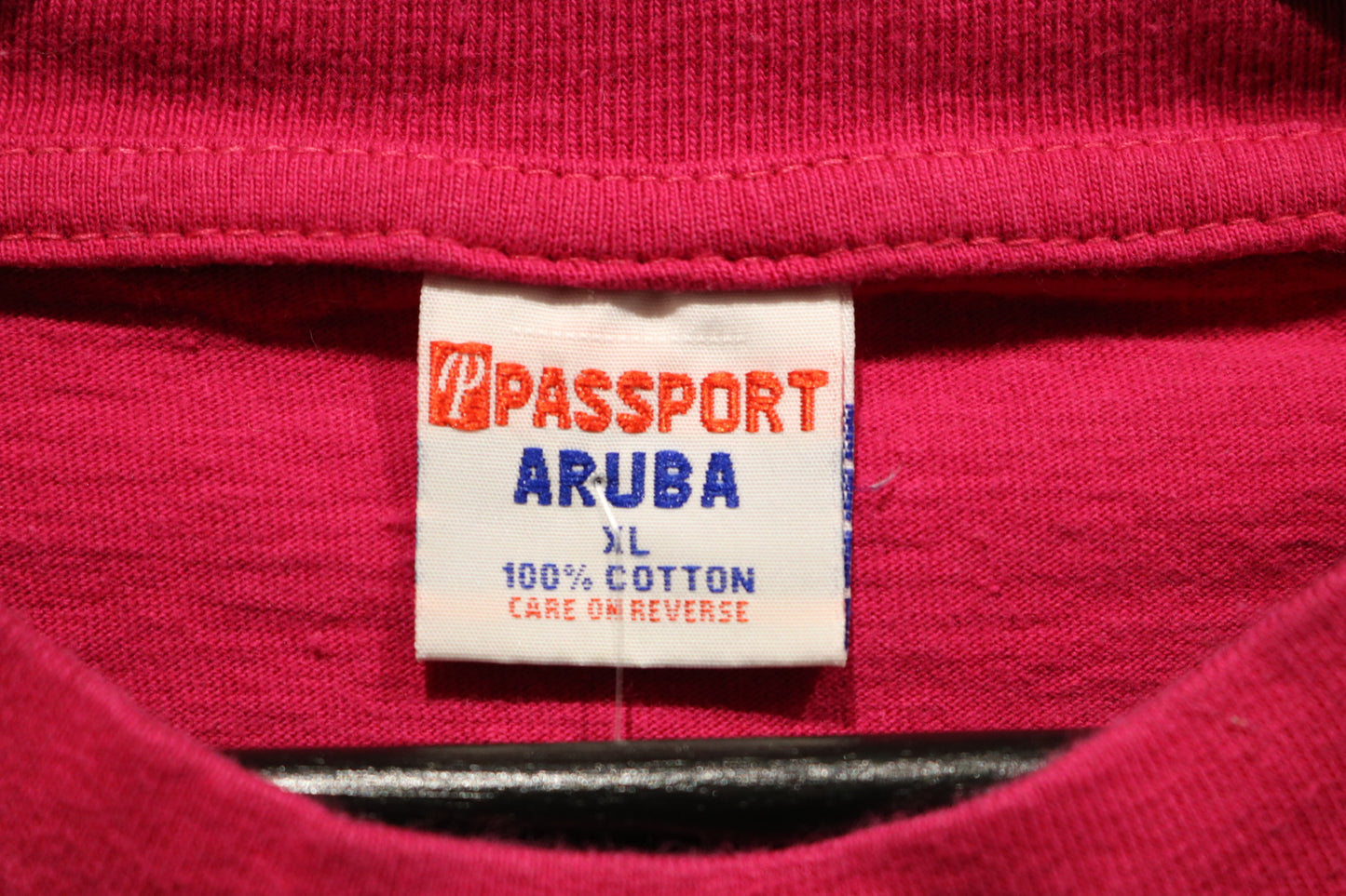 Hard-Rock-Cafe Aruba T-Shirt | Vintage Embroidered Logo Short Sleeve Tee | Classic Travel Souvenir