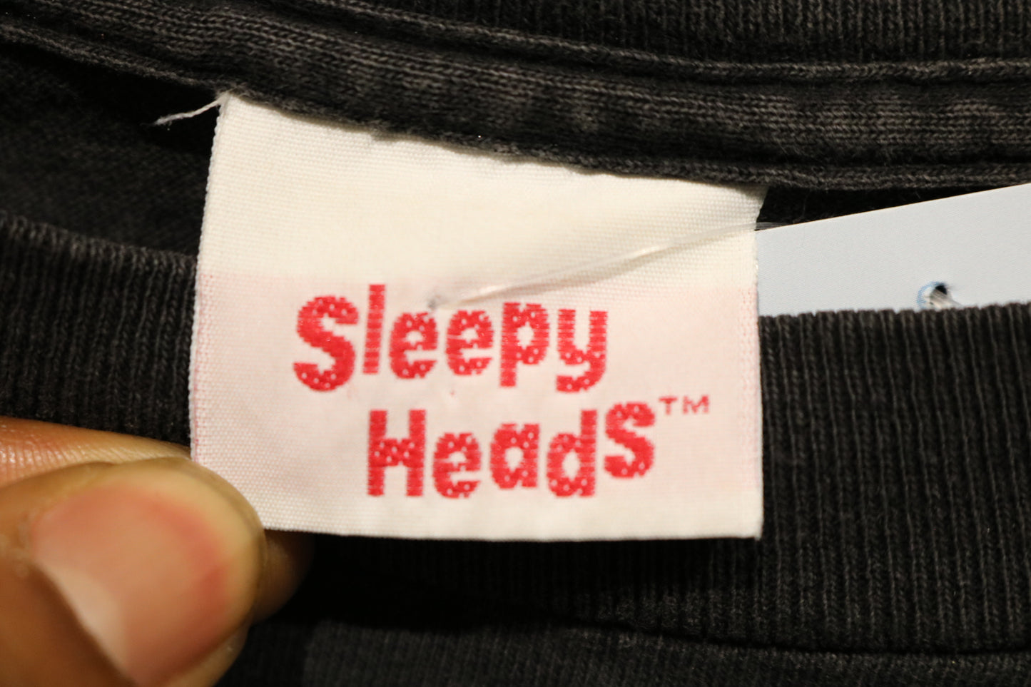 Sleepy-Heads Sylvester-The-Cat T-Shirt | Vintage Cartoon Character Graphic Tee | 90s Oversized Black Shirt