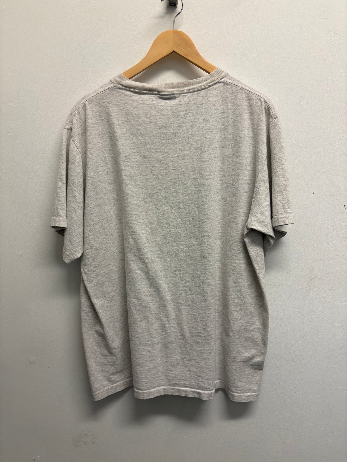 Betty-Boop Aerobic Workout T-Shirt | Vintage '90s Cartoon Fitness Graphic Tee | Classic Grey Short Sleeve