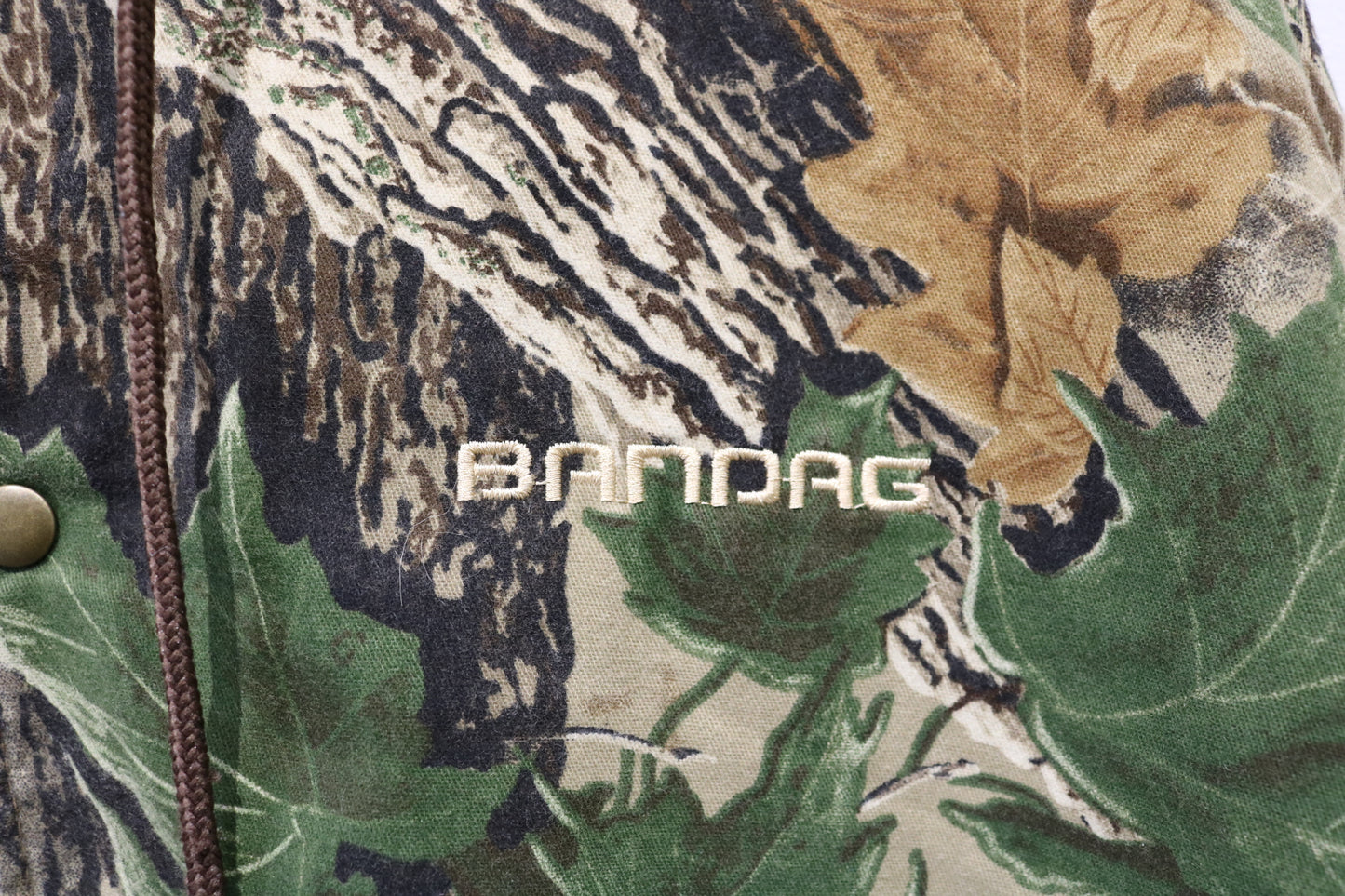 Swingster Woodland Camo Hooded Jacket | Vintage 90s Leaf Print Outdoor Coat | Realtree Style Hunting Outerwear